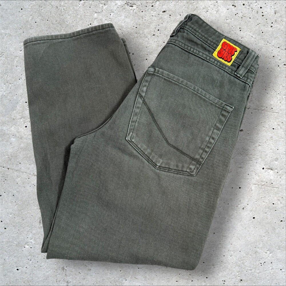 Empyre Baggy Skate Pants Jeans Men's Size 28x27 Green Relaxed